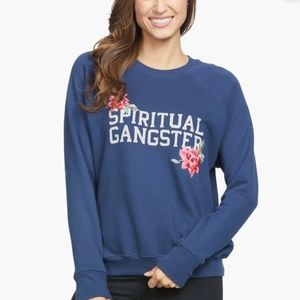 Spiritual Gangster Floral Classic Crewneck Pullover